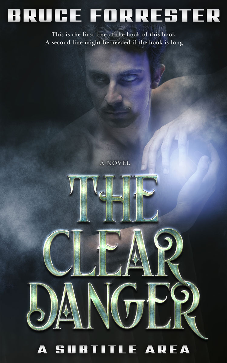 2D view of Outer Space #9232 - Premade Fantasy Book Cover