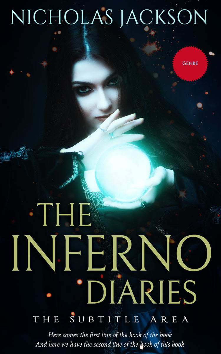 2D view of Premade Horror Book Cover - Kangaroo