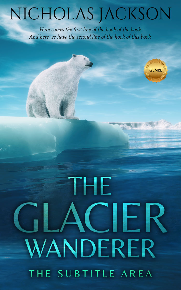 2D view of Blumine #9264 - Premade Nature Book Cover