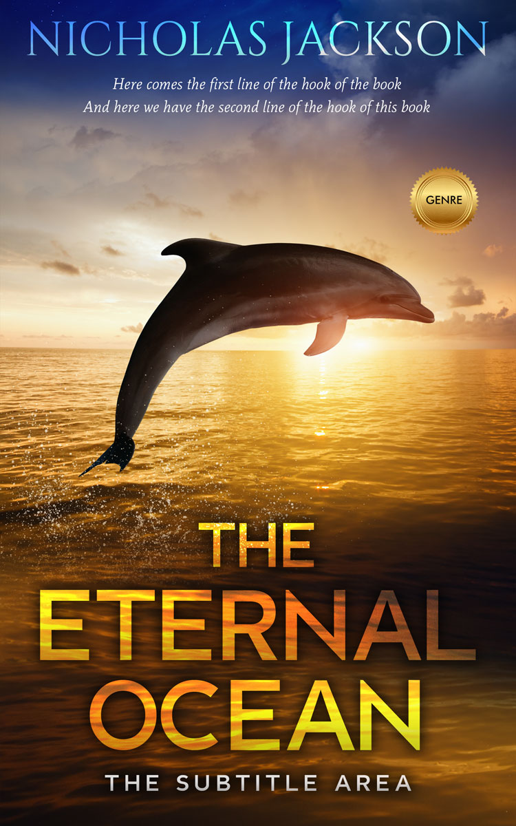 2D view of Harvest Gold #9265 - Premade Nature Book Cover