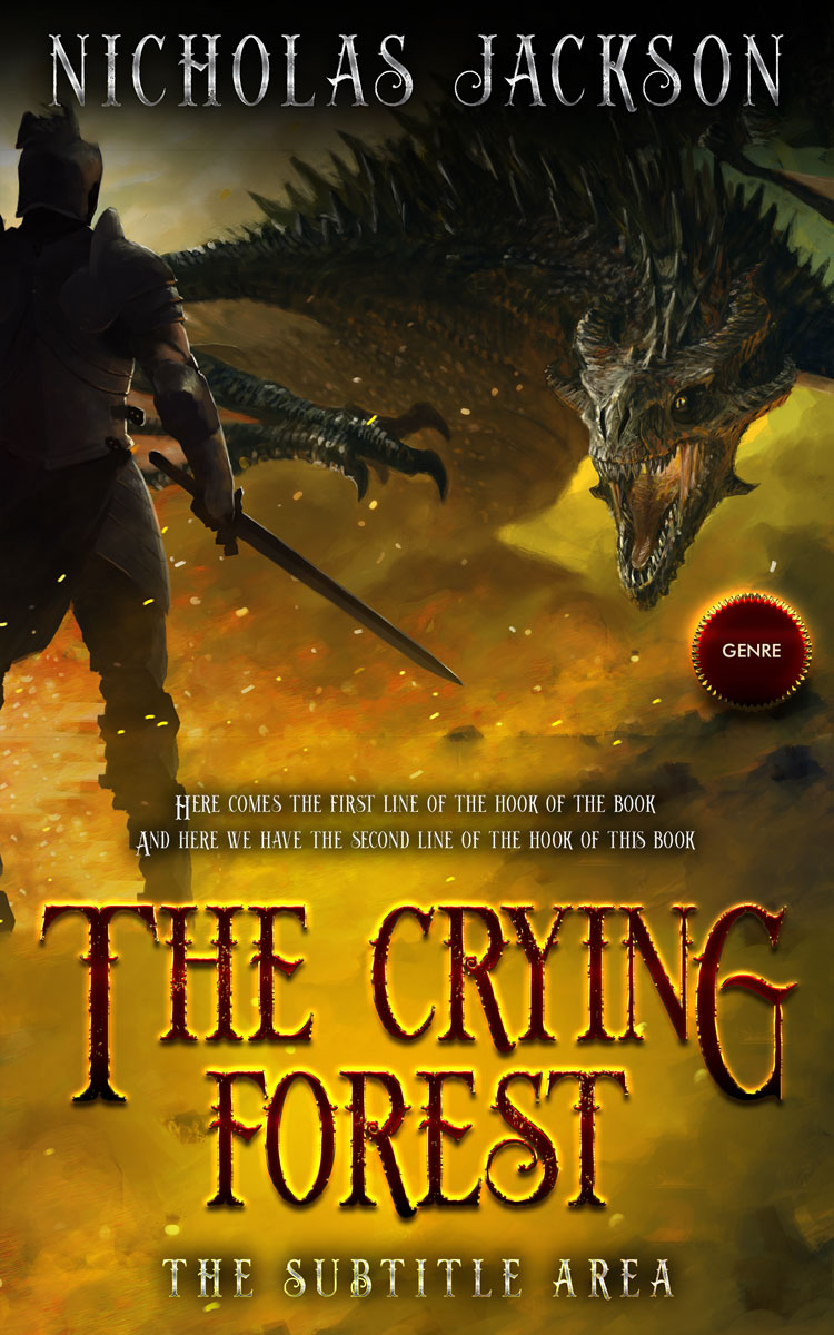 2D view of Onion #9291 - Premade Fantasy Book Cover