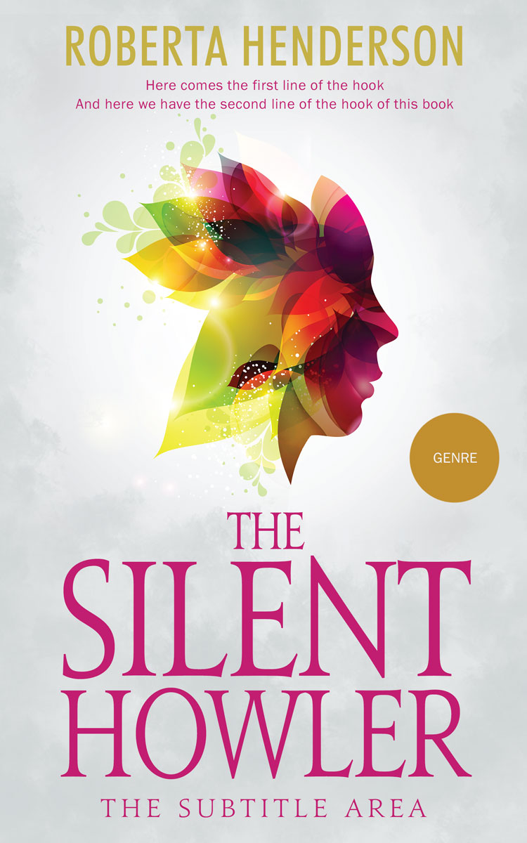 2D view of Premade Chick Lit Book Cover - Black Haze