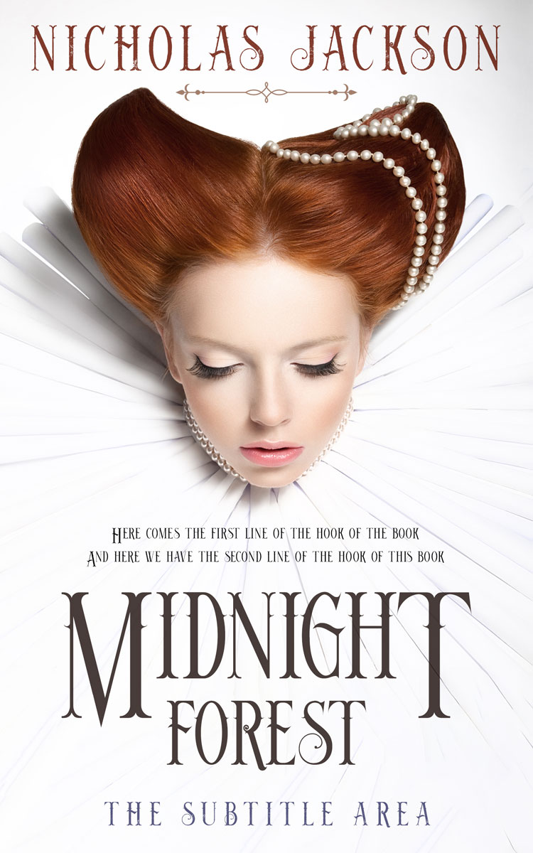 2D view of Premade Historical Book Cover - Saddle