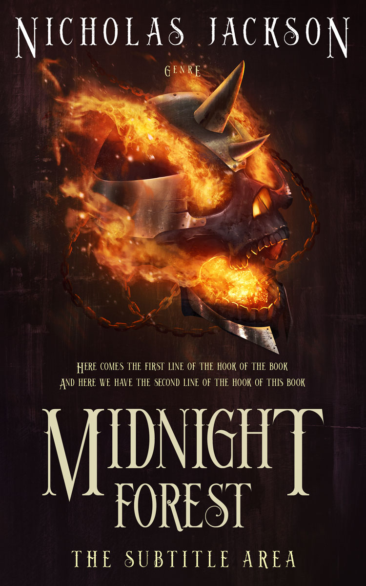 2D view of Gondola #9339 - Premade Horror Book Cover