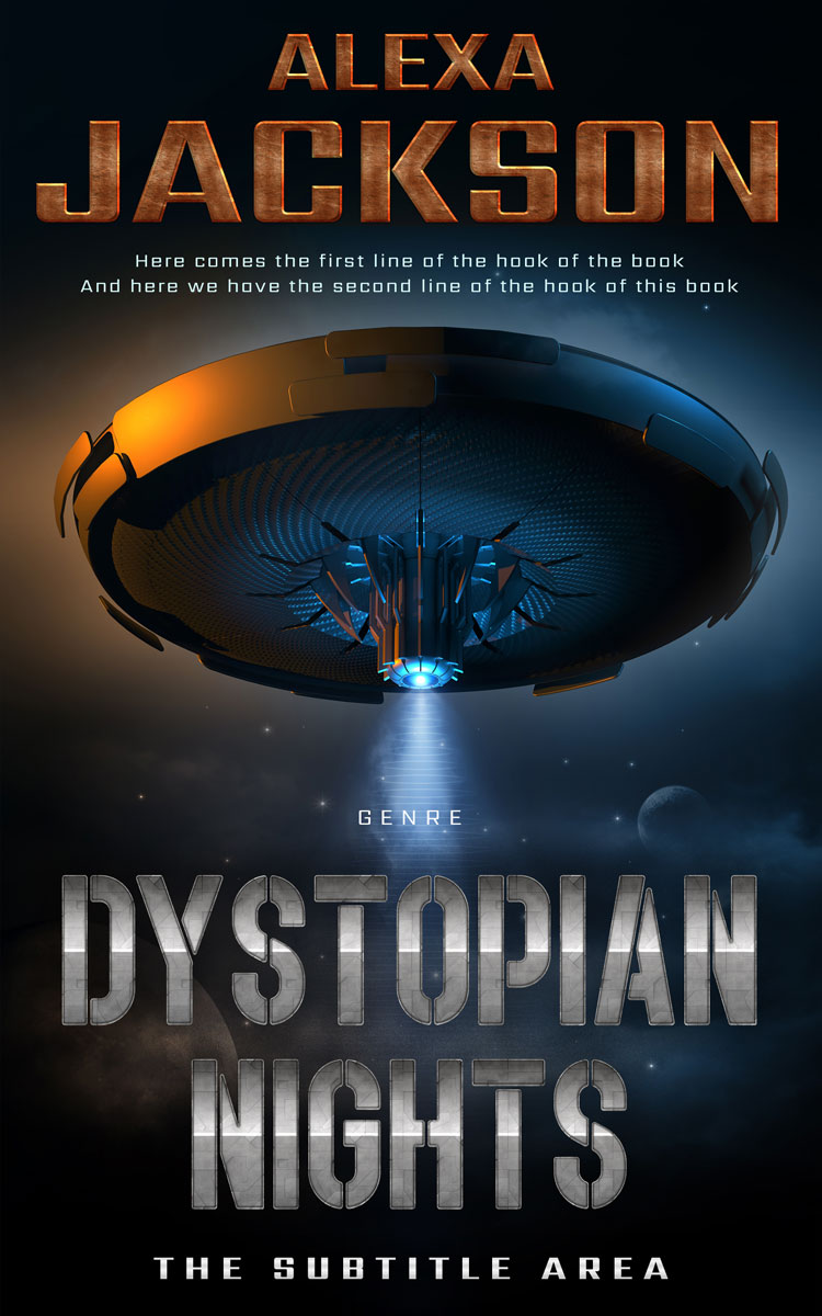 2D view of Shark #9360 - Premade Apocalyptica Book Cover