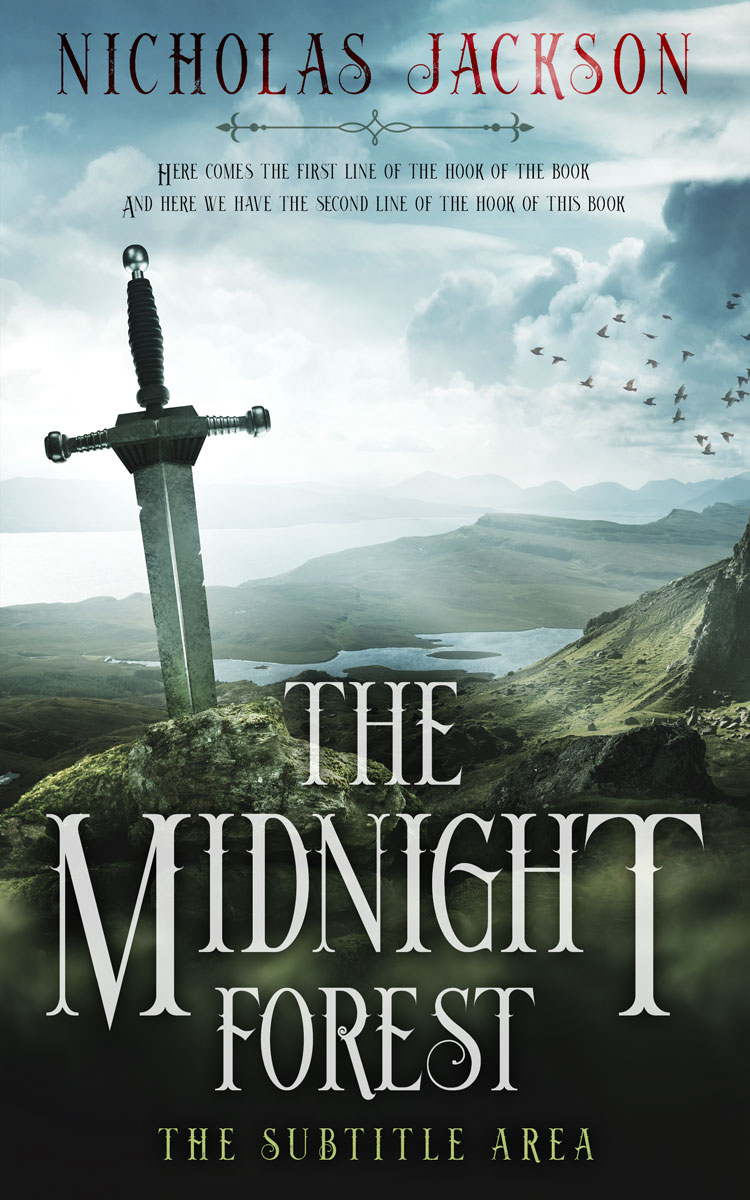 2D view of Geyser #9376 - Premade Fantasy Book Cover