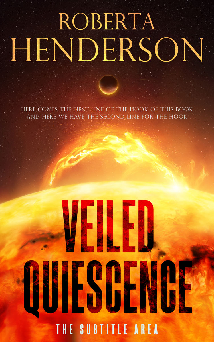 2D view of Coffee Bean #9380 - Premade Science Fiction Book Cover