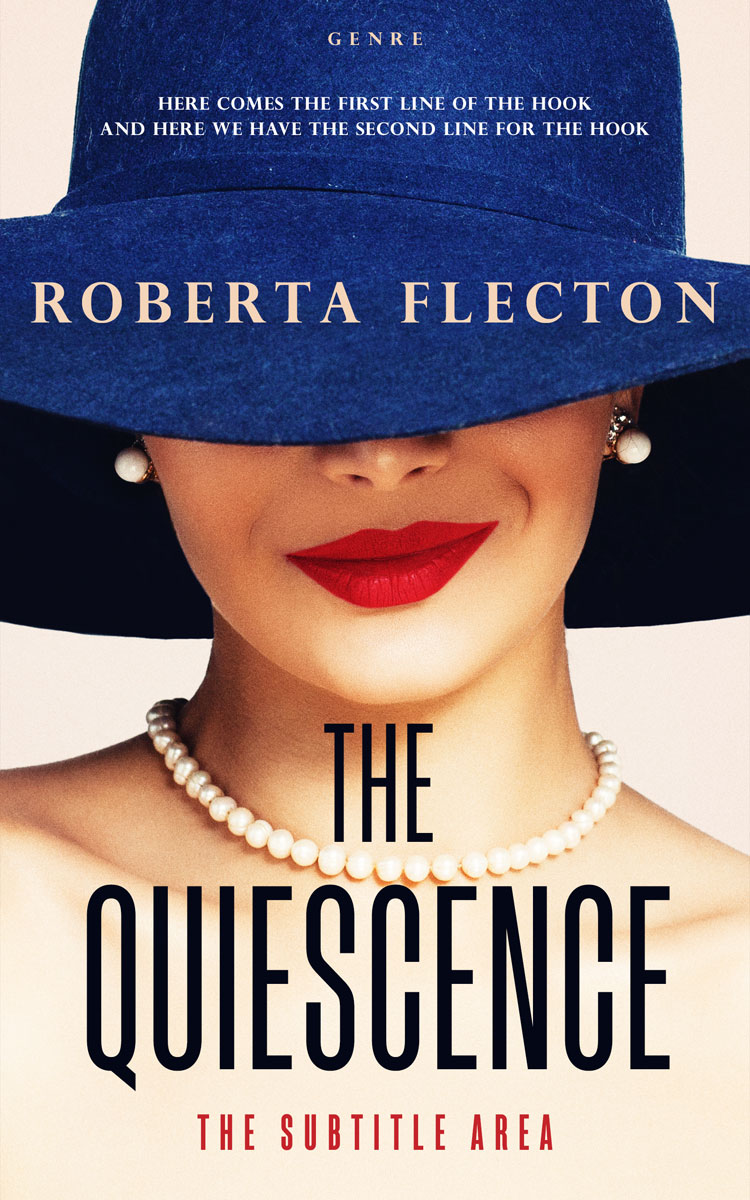 2D view of Albescent White #9398 - Premade Chick Lit Book Cover