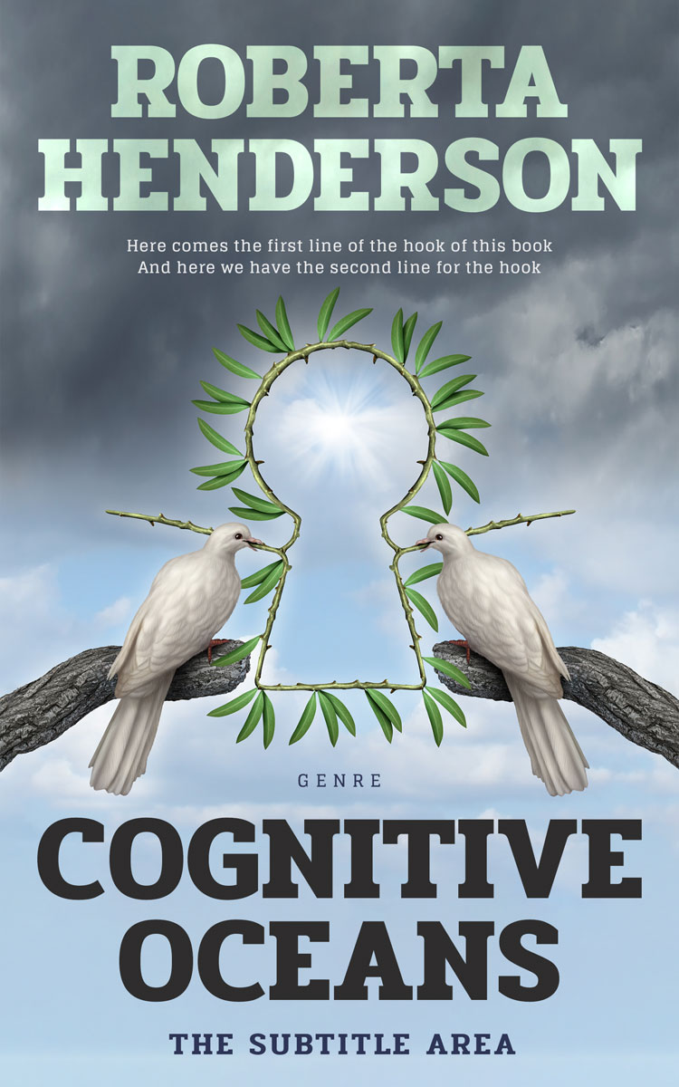 2D view of Jungle Mist #9438 - Premade Poetry Book Cover