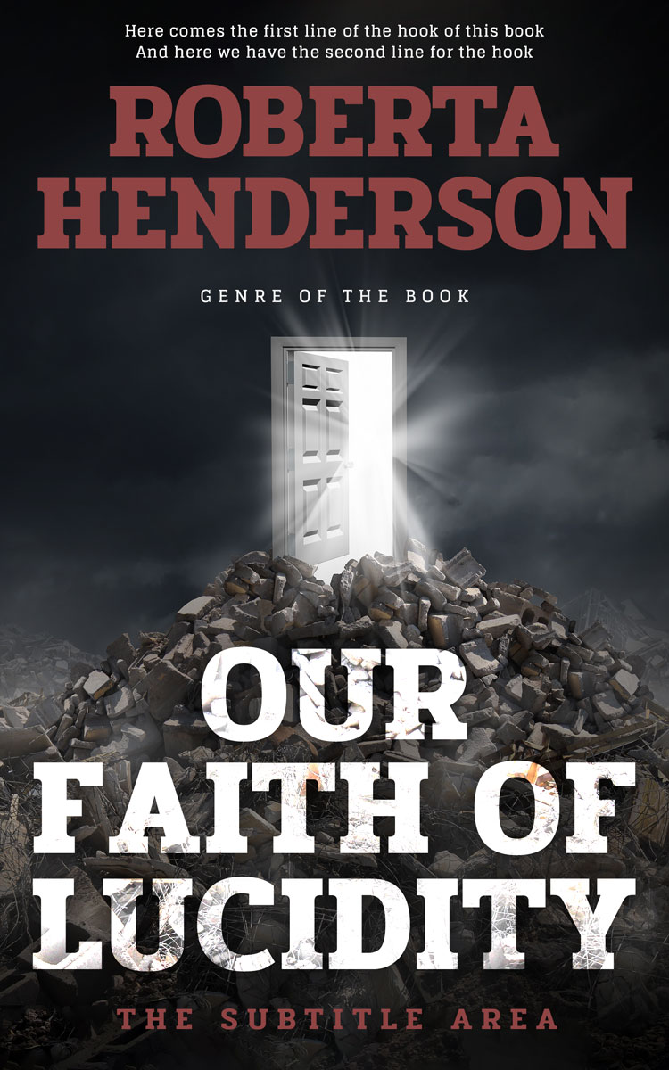 2D view of Shark #9439 - Premade Religion & Spirituality Book Cover | BookCoverZone