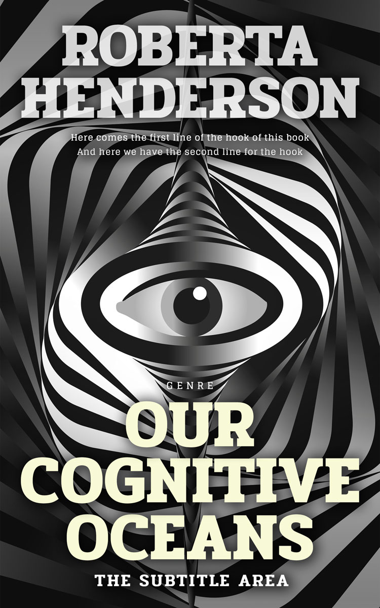 2D view of Moon Mist #9443 - Premade Abstract Book Cover