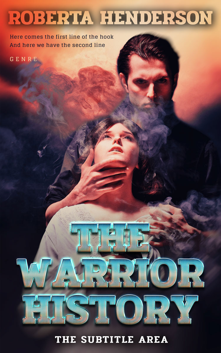 2D view of Burning Sand #9453 - Premade Teen & Young Adult Book Cover