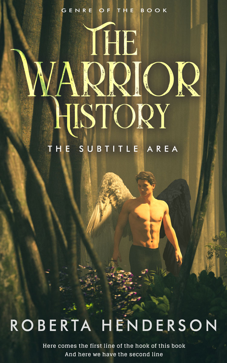 2D view of Kelp #9459 - Premade Fantasy Book Cover