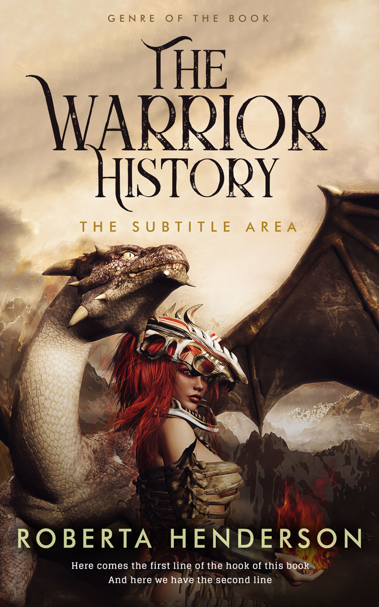 2D view of Premade Fantasy Book Cover - Gondola