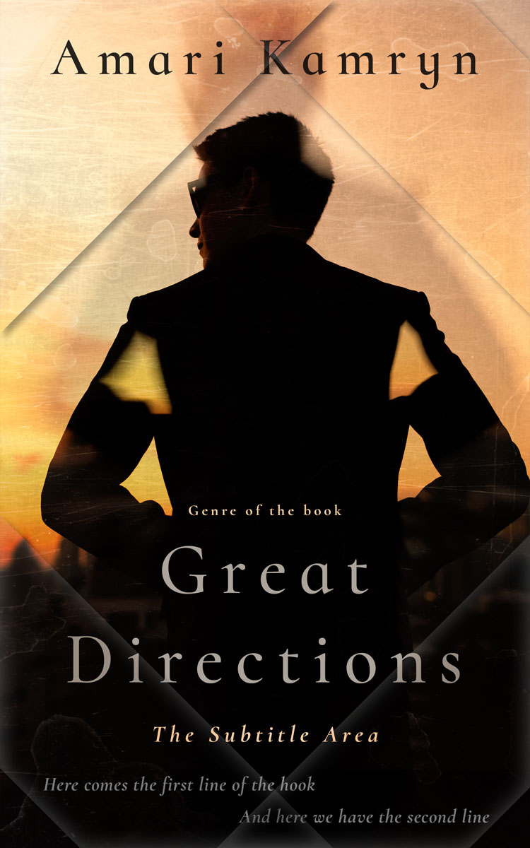 2D view of Gold Sand #9538 - Premade Mystery & Thriller & Suspense Book Cover