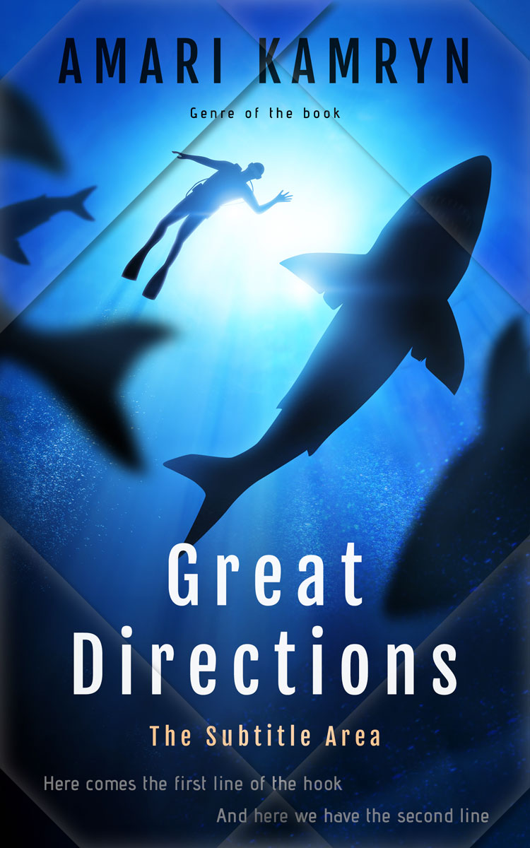 2D view of Blue Zodiac #9539 - Premade Mystery & Thriller & Suspense Book Cover