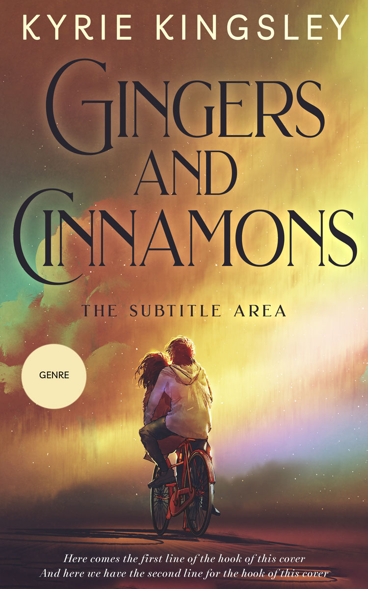 2D view of Premade Teen & Young Adult Book Cover - Leather