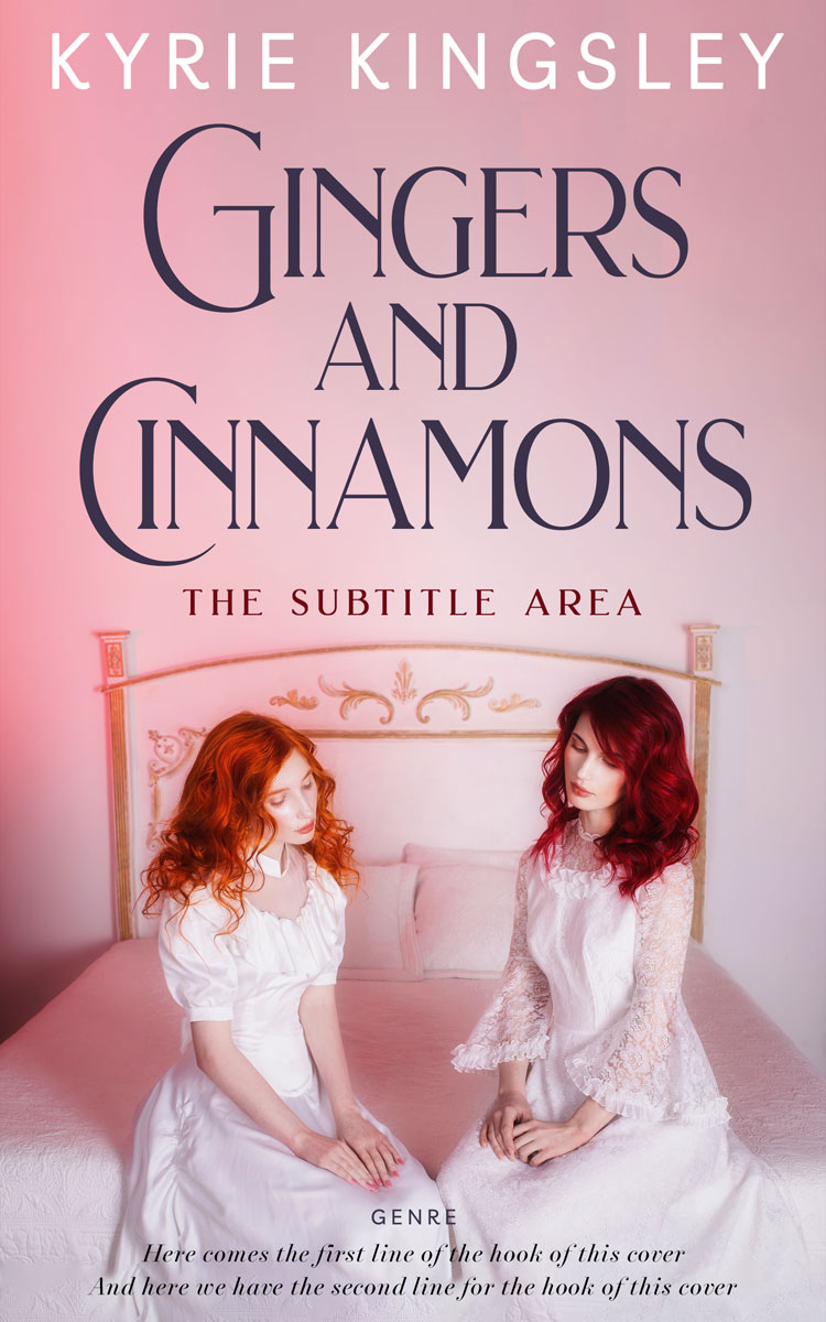 2D view of Premade Romance Book Cover - Blossom