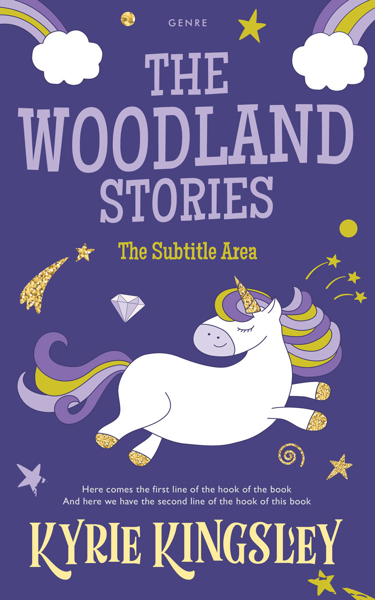 2D view of Victoria #9671 - Premade Children's Book Cover