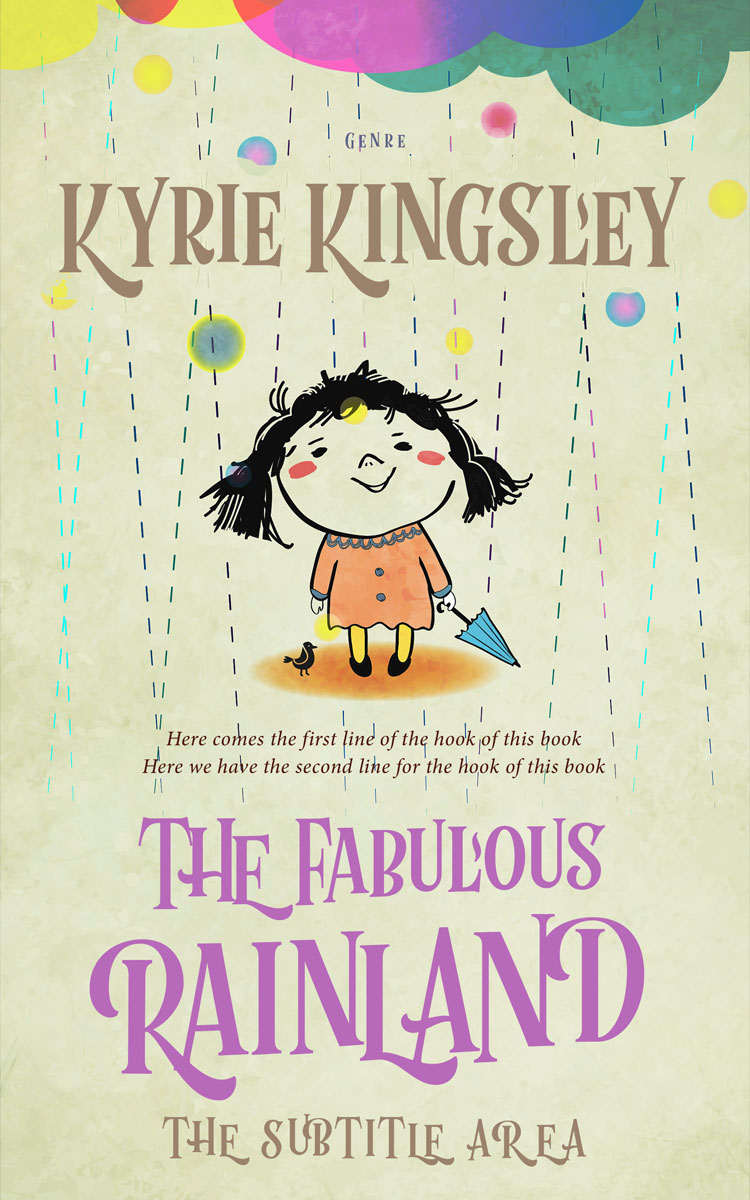 2D view of Premade Children's Book Cover - Tana