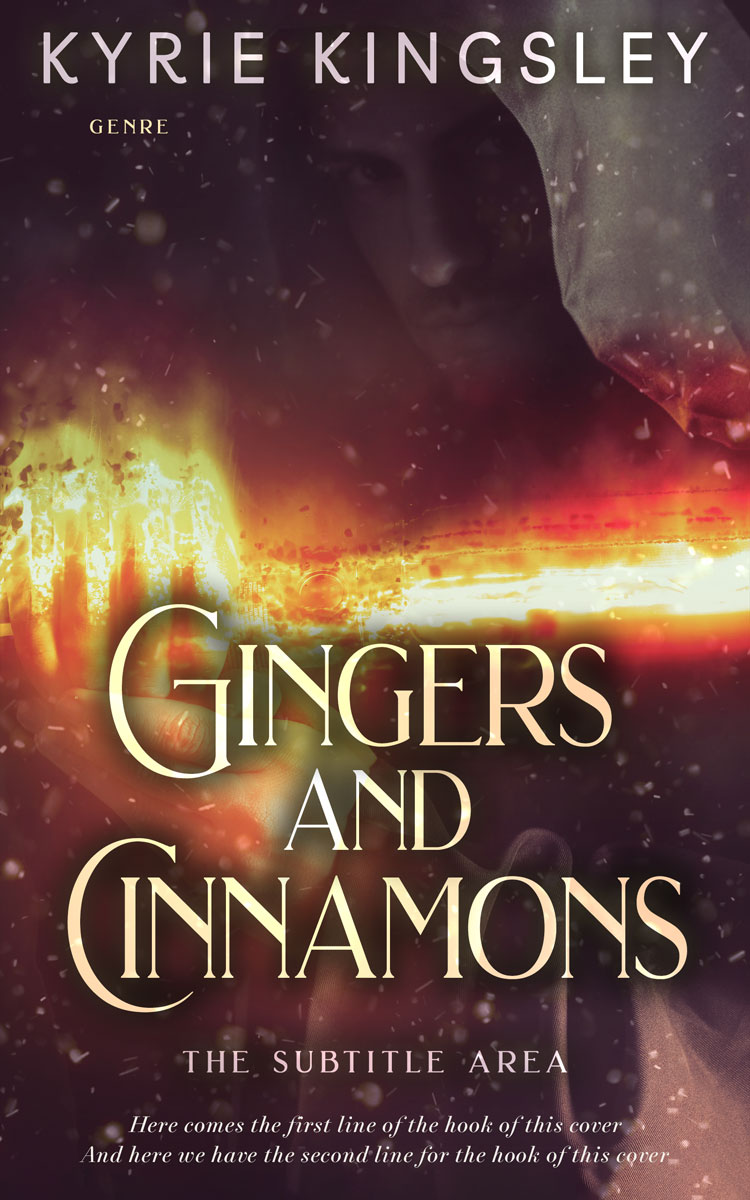 2D view of Premade Mystery & Thriller & Suspense Book Cover - Woody Brown