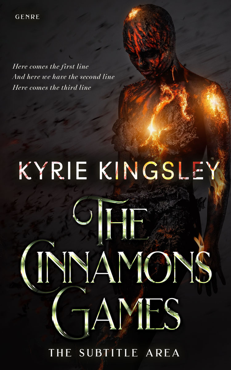 2D view of Cocoa Brown #9696 - Premade Religion & Spirituality Book Cover