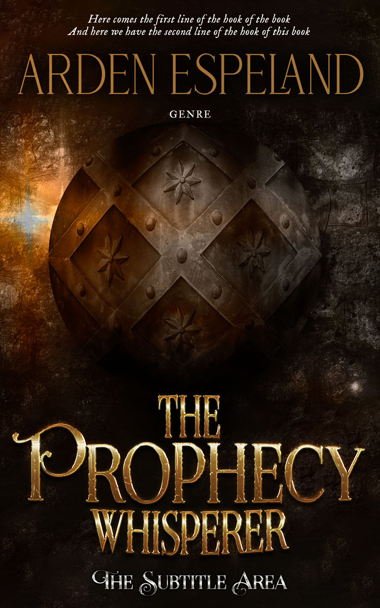 2D view of Crowshead #9712 - Premade Historical Book Cover