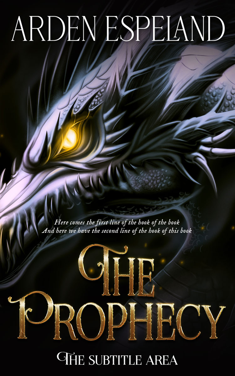 2D view of Log Cabin #9722 - Premade Fantasy Book Cover