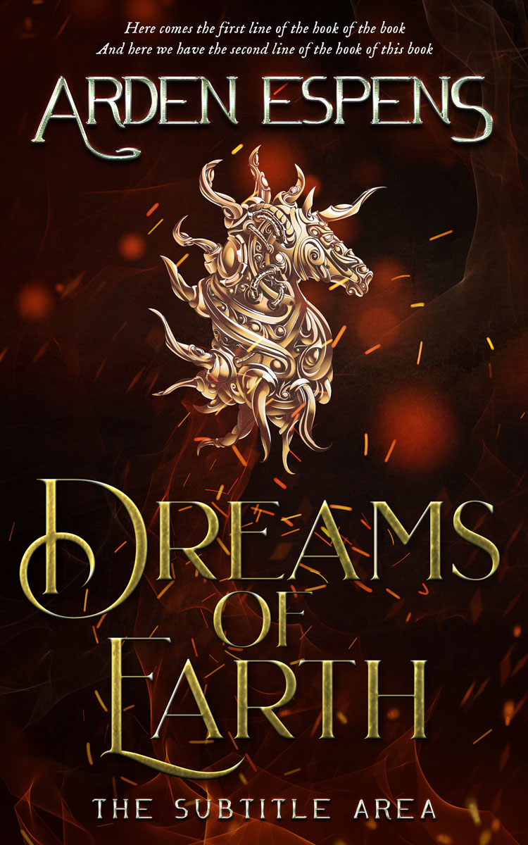 2D view of Graphite #9729 - Premade Science Fiction Book Cover