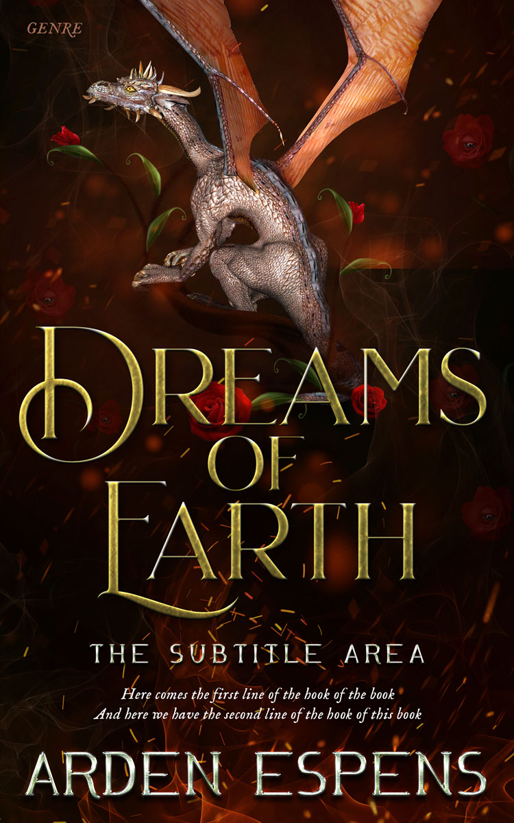 2D view of Graphite #9730 - Premade Fantasy Book Cover