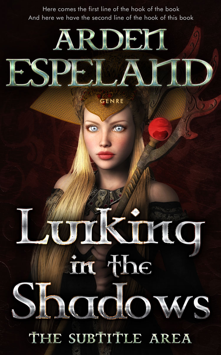 2D view of Night Rider #9733 - Premade Fantasy Book Cover