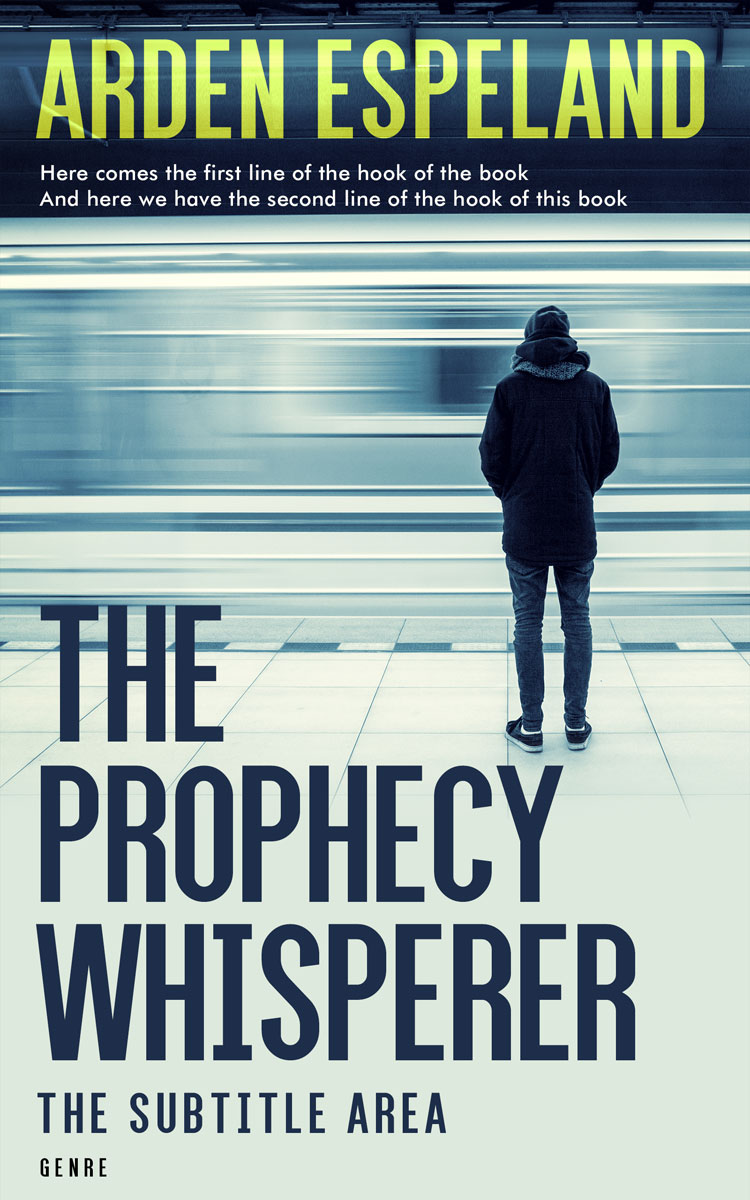 2D view of Premade Mystery & Thriller & Suspense Book Cover - Cloud Burst