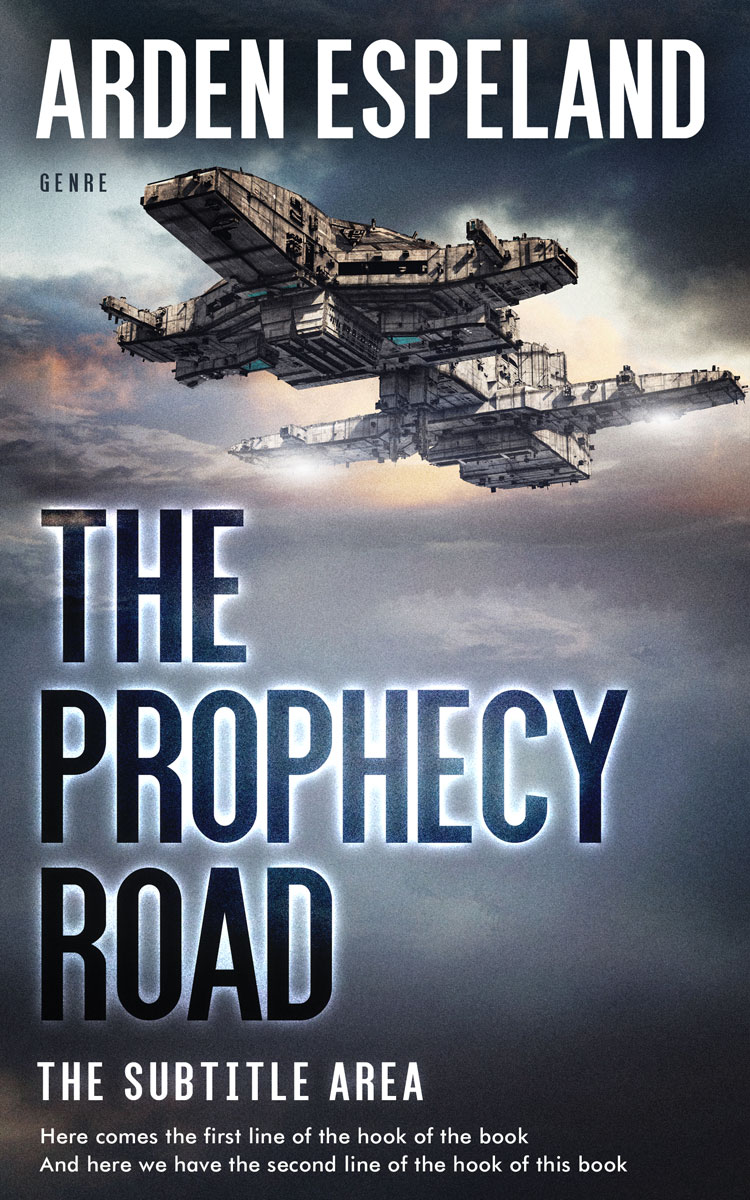 2D view of Bright Gray #9781 - Premade Apocalyptica Book Cover