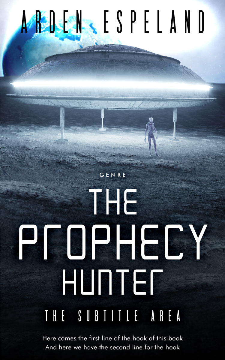 2D view of Premade Science Fiction Book Cover - Mirage