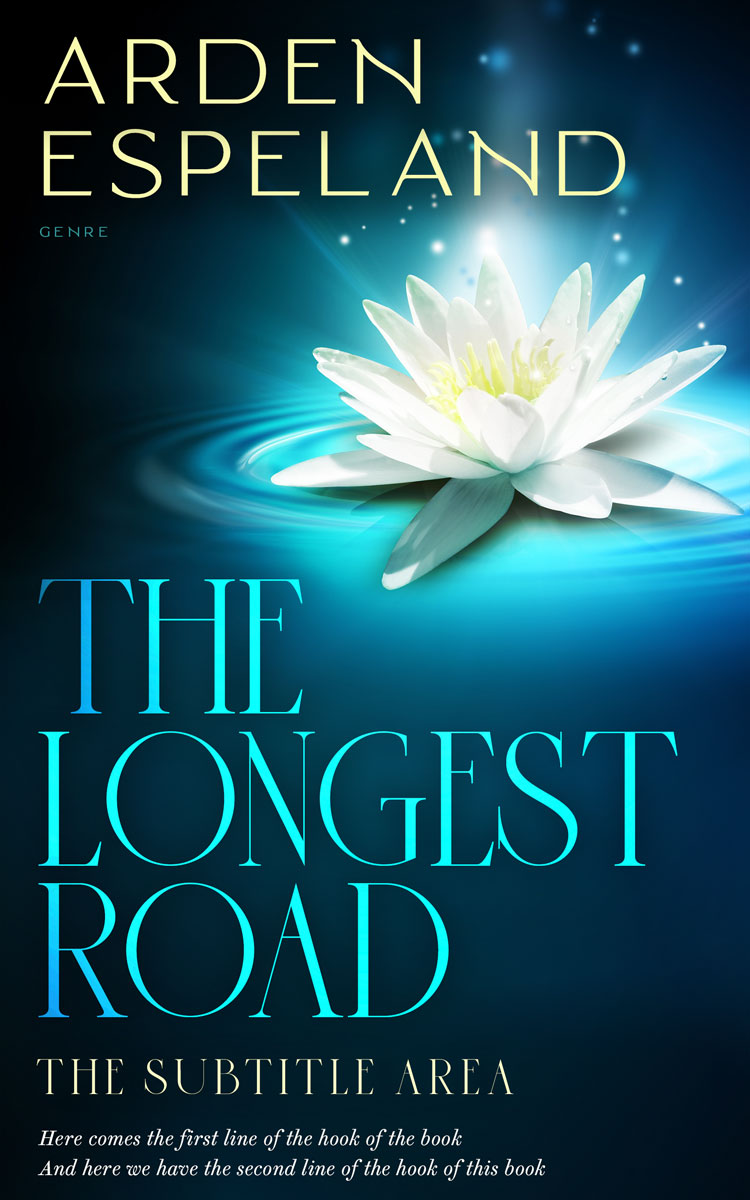 2D view of Black Pearl #9803 - Premade Self-Improvement & Self-Help Book Cover