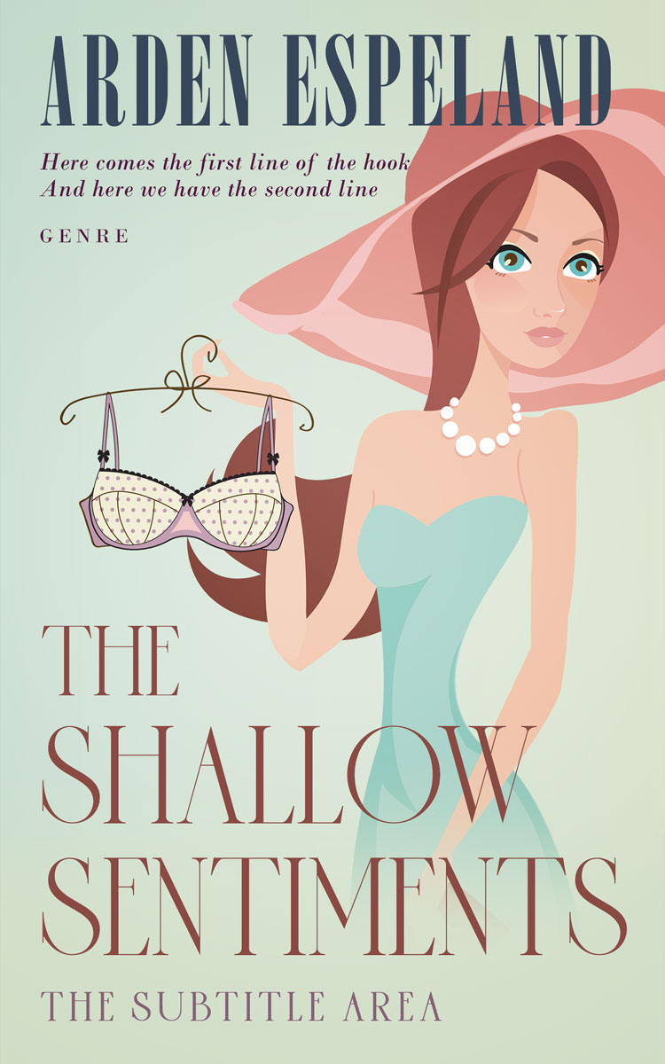 2D view of Premade Chick Lit Book Cover - Moon Mist