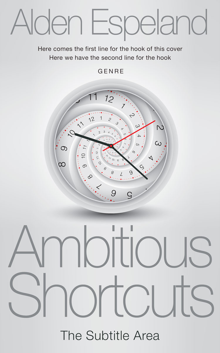 2D view of Iron #9860 - Premade Abstract Book Cover