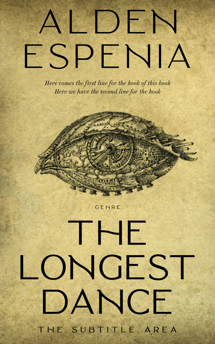 2D view of Laser #9870 - Premade Abstract Book Cover | BookCoverZone