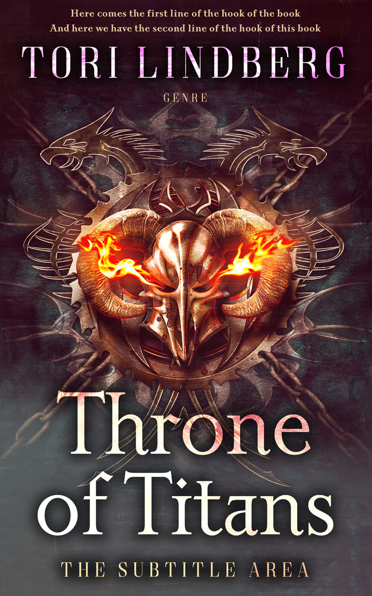 2D view of Premade Fantasy Book Cover - Woody Brown