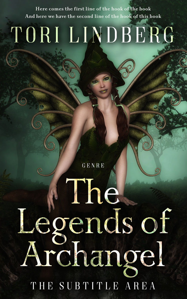 2D view of Log Cabin #9902 - Premade Fantasy Book Cover