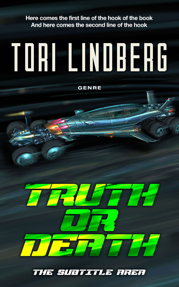 2D view of Premade Science Fiction Book Cover - Bunker