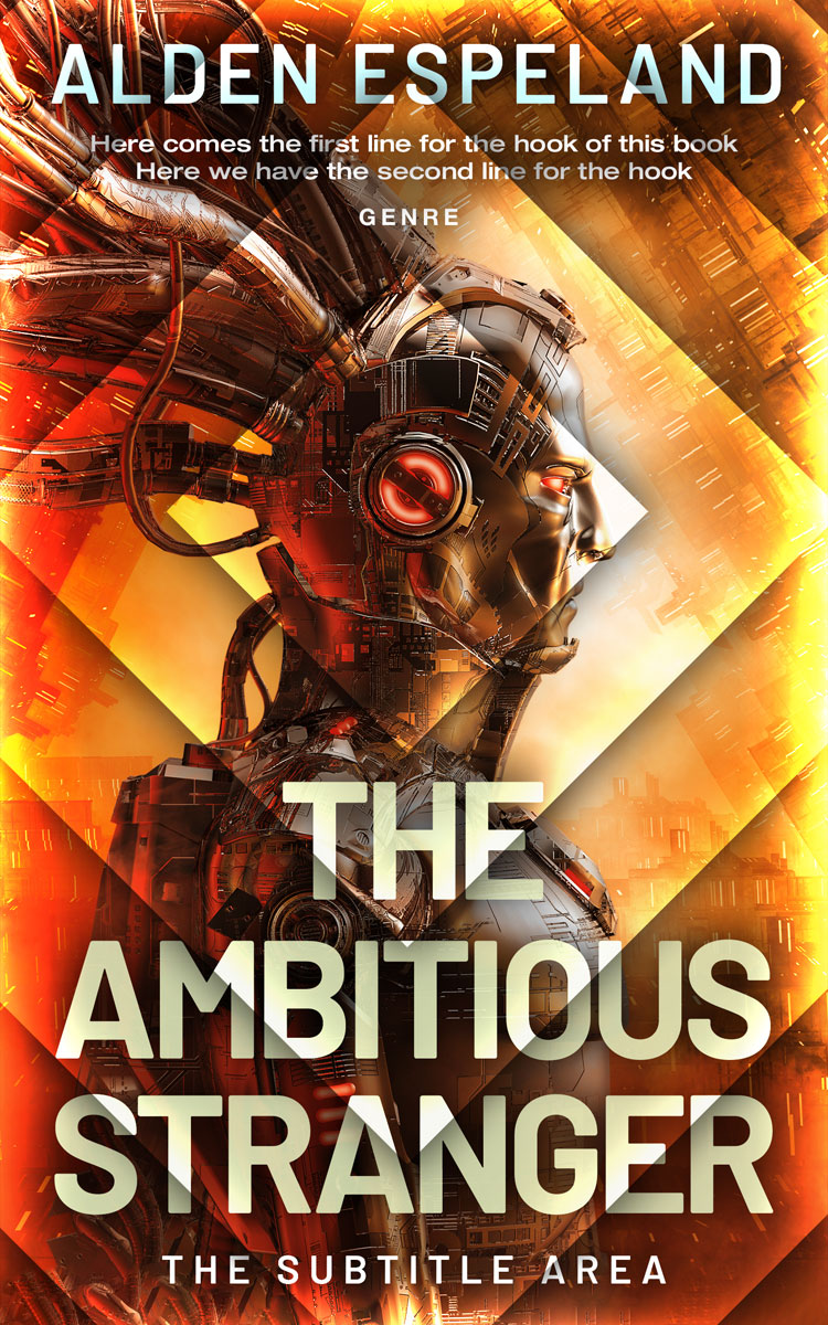 2D view of Red Robin #9942 - Premade Science Fiction Book Cover