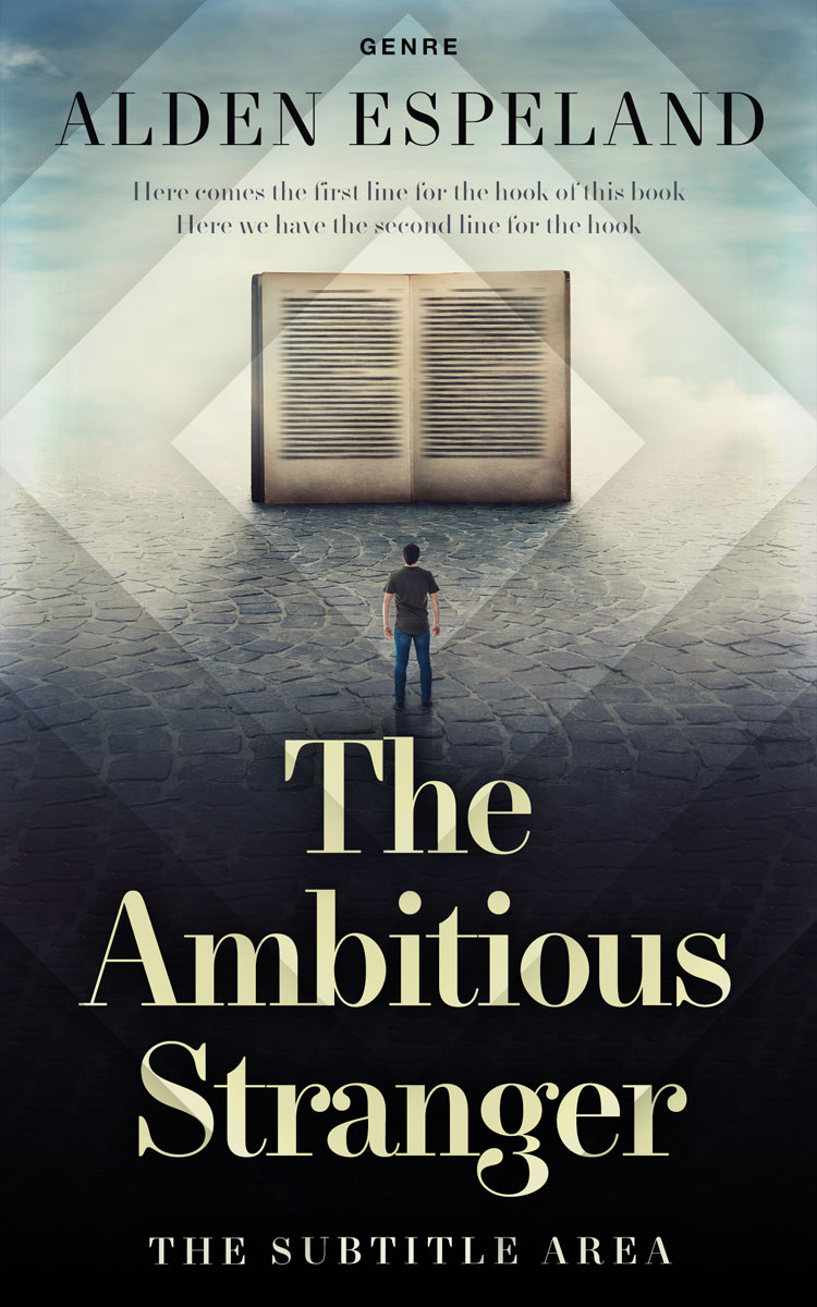 2D view of Moon Mist #9950 - Premade Abstract Book Cover