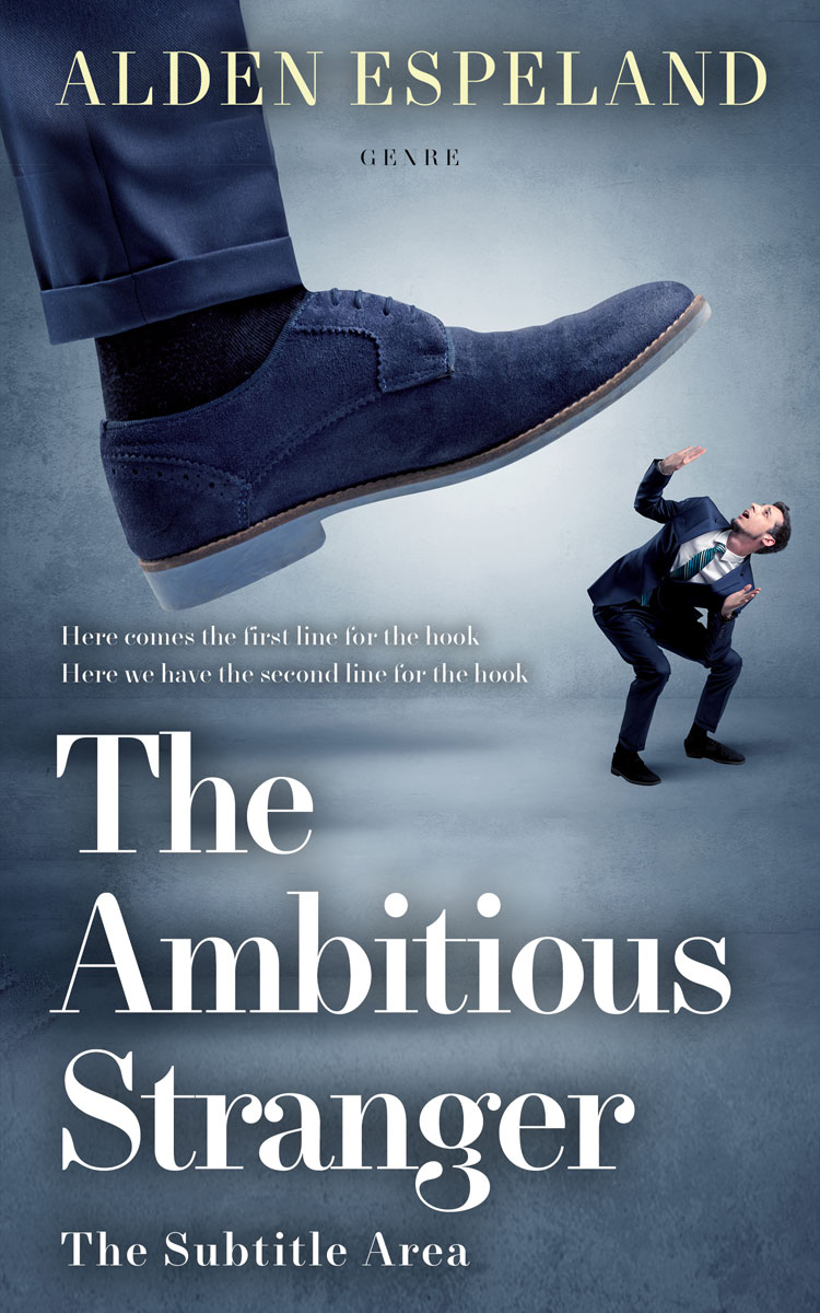 2D view of Blue Bayoux #9953 - Premade Business Book Cover