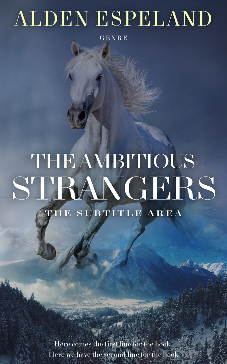 2D view of Fiord #9961 - Premade Western Book Cover