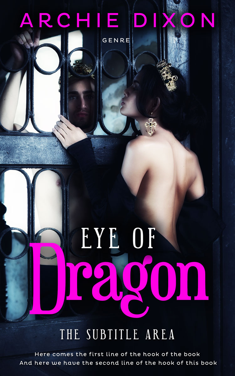 2D view of Premade Erotica Book Cover - Light Orchid