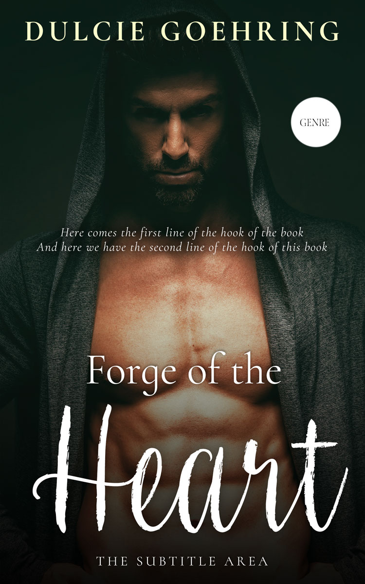 2D view of Premade Erotica Book Cover - Log Cabin