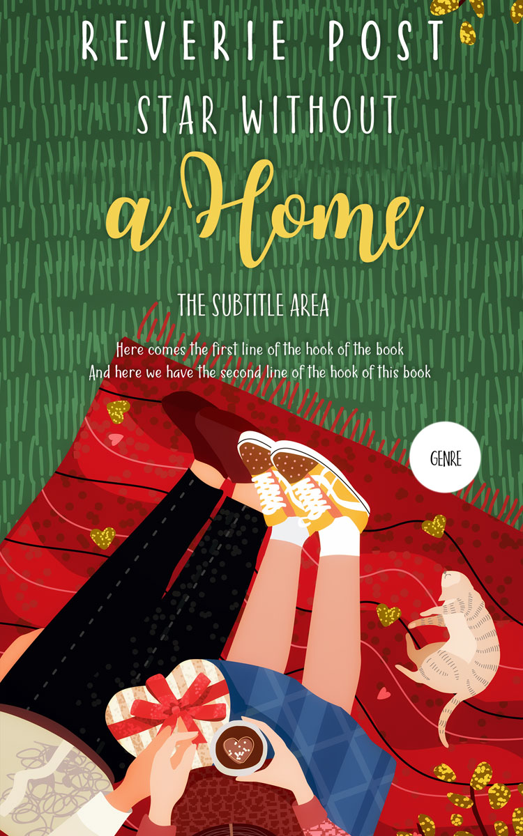 2D view of Premade Romance Book Cover - Tom Thumb