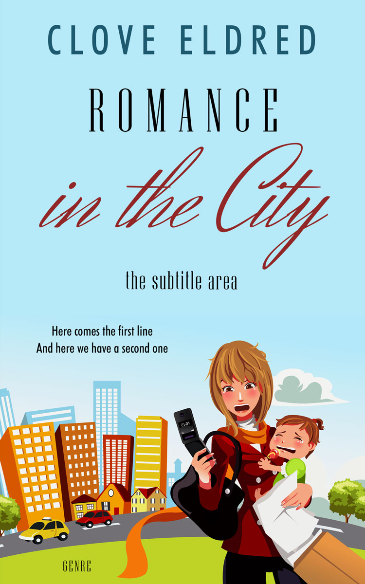 2D view of Ice Cold #10156 - Premade Chick Lit Book Cover