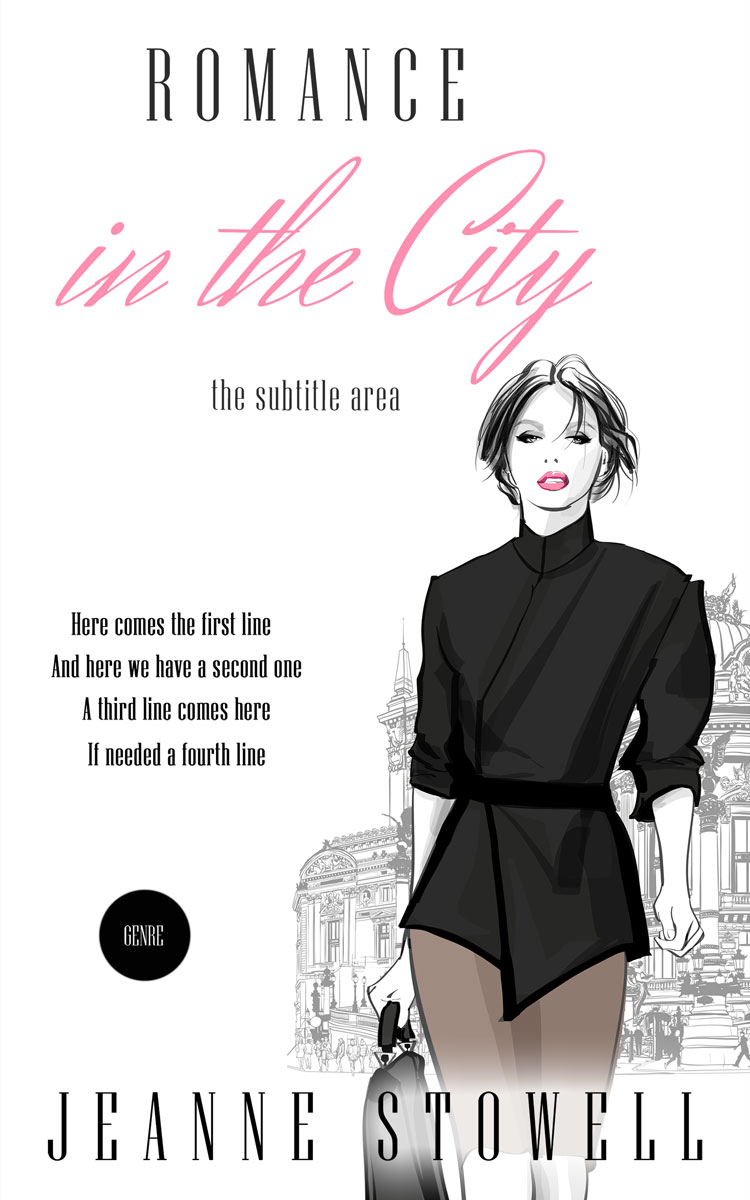 2D view of Premade Business Book Cover - Soft Peach